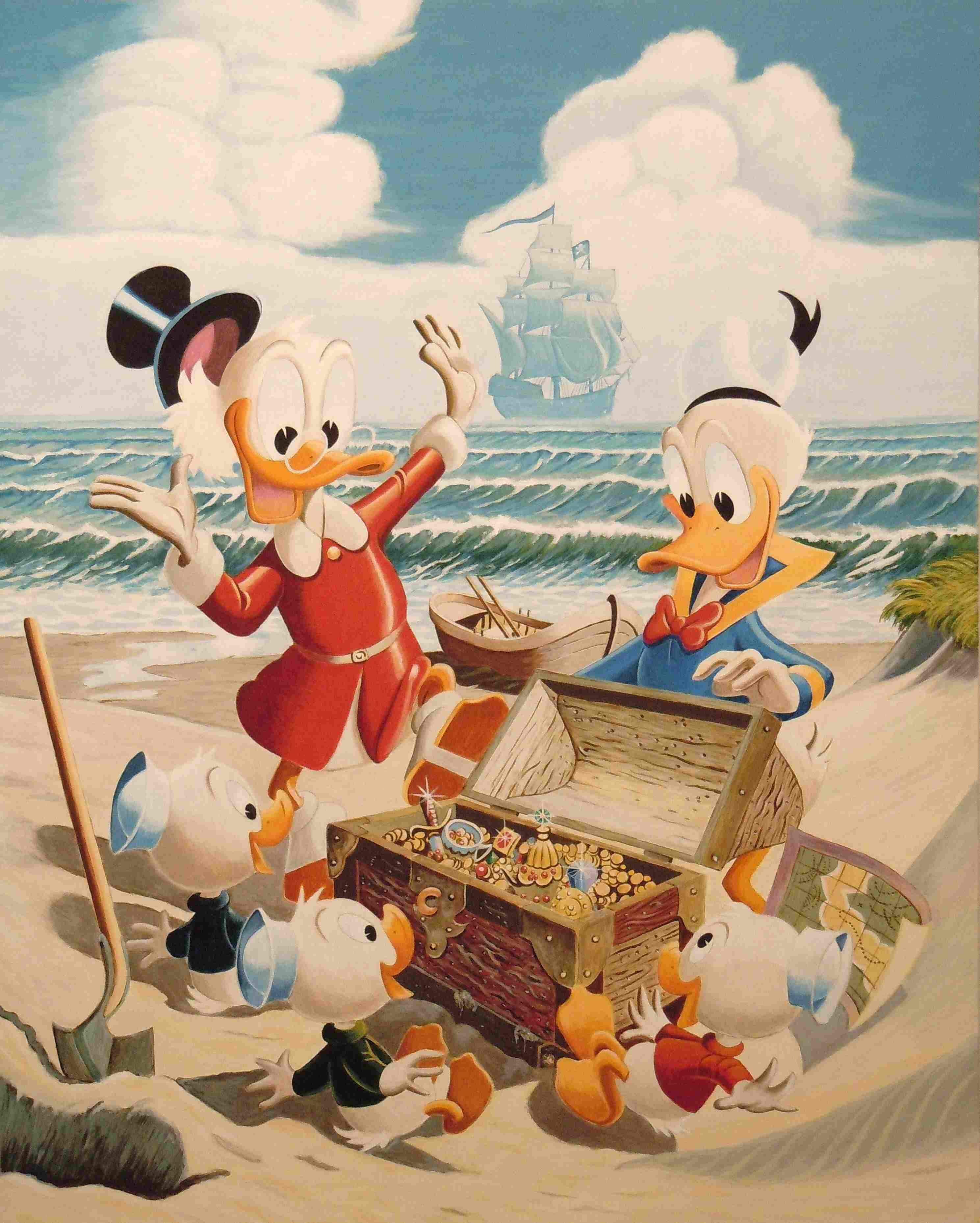 Disney cartoons. Карл Баркс. Scrooge MCDUCK Carl Barks. Мультфильмы Дисней Скрудж макдак. Постер 